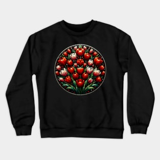 Tulip Flower Crewneck Sweatshirt